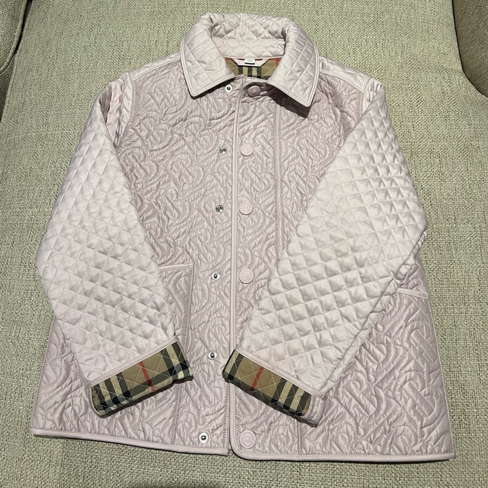 Girls burberry jacket.
